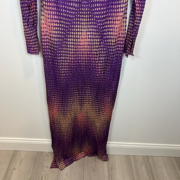 NWT Karen Millen XXXL KAREN Plus Size Mirrored Knitted Maxi Column Dress - Picture 9 of 13